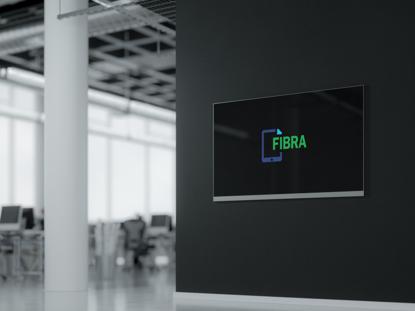 Fibra Logo Mock Up